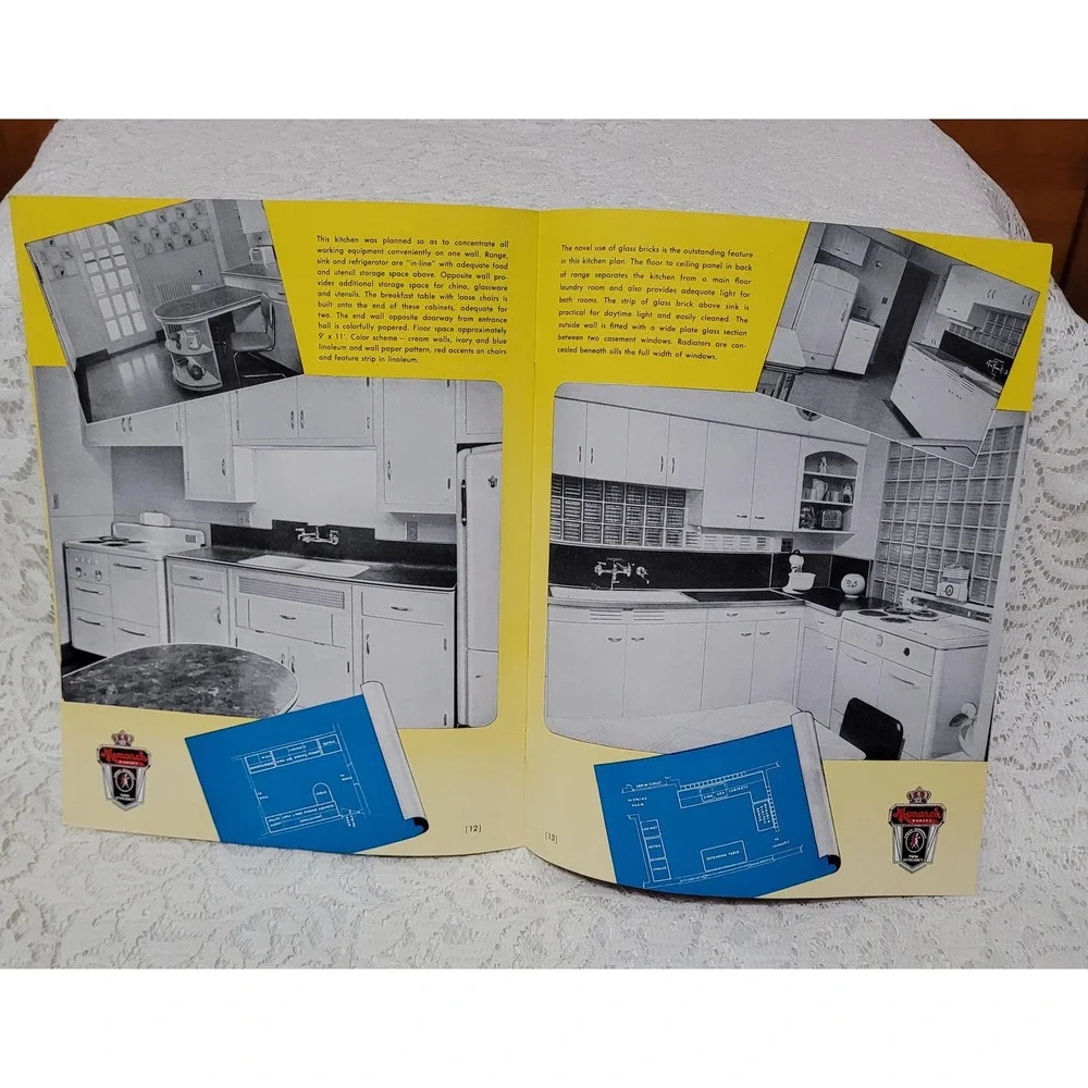 Vintage 1960s Monarch Ranges Advertising Booklet Iron Range Co‎ Beaverdam Wi